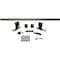 Ekena Millwork Premium J-Top Mount Barn Door Hardware Set w/ 8' Track for 1 3/8" to 2 1/4" Doors, Bronze Texture GB60010H8BZ - alternate 1